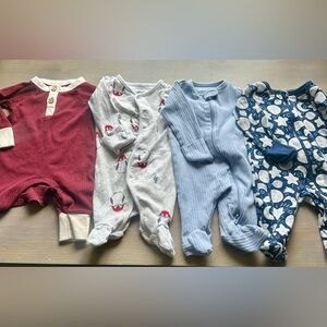 🦋(4) Baby One Pieces